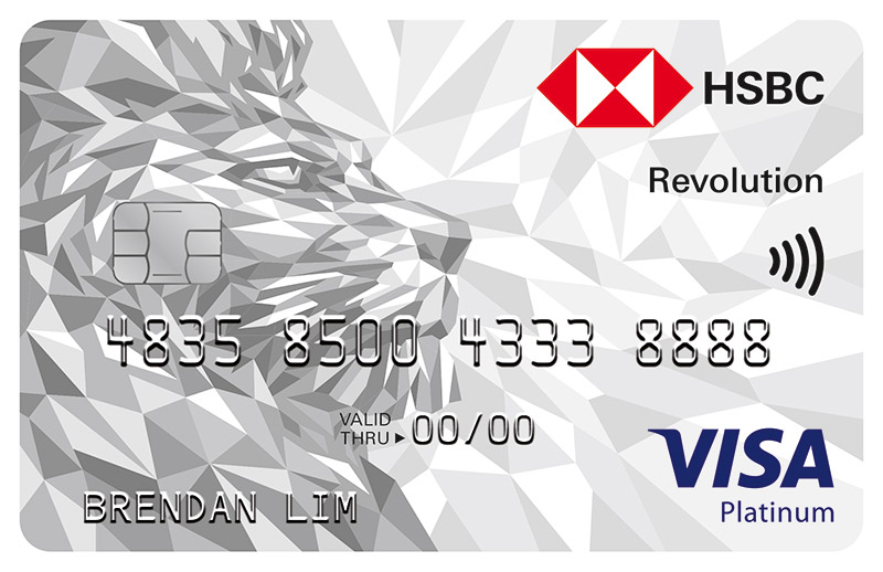 HSBC Revolution Credit Card face